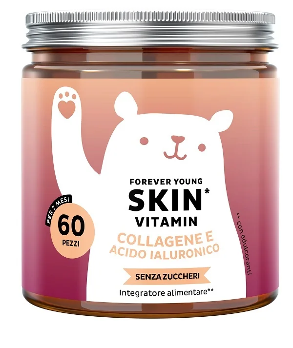 Bears With Benefits Forever Young Skin Vitamin 60 Caramelle Gommose Senza Zuccheri