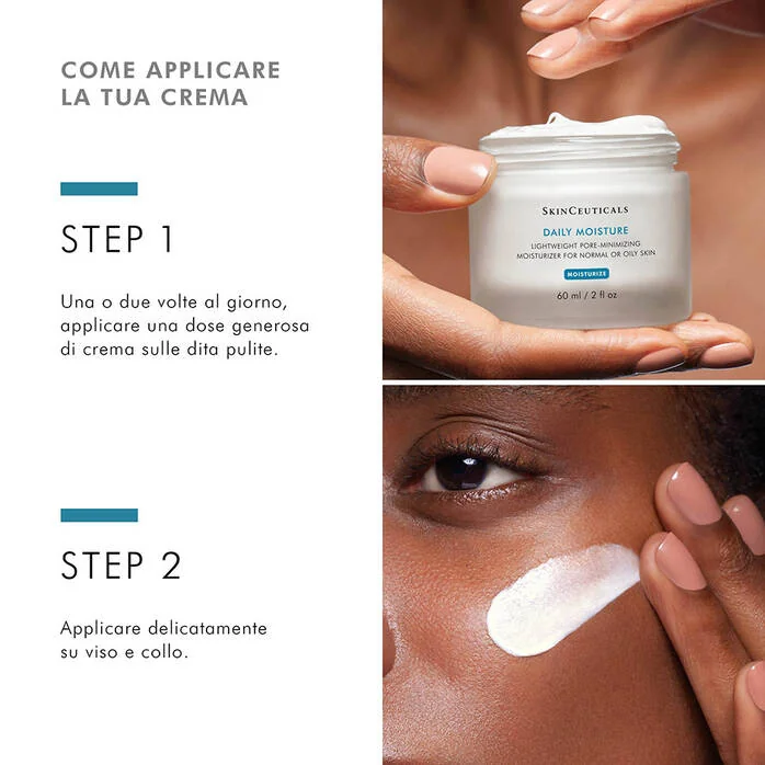 Skinceuticals Moisturize Daily Moisture Crema Idratante Astringente Per Pelli Miste 60 ml