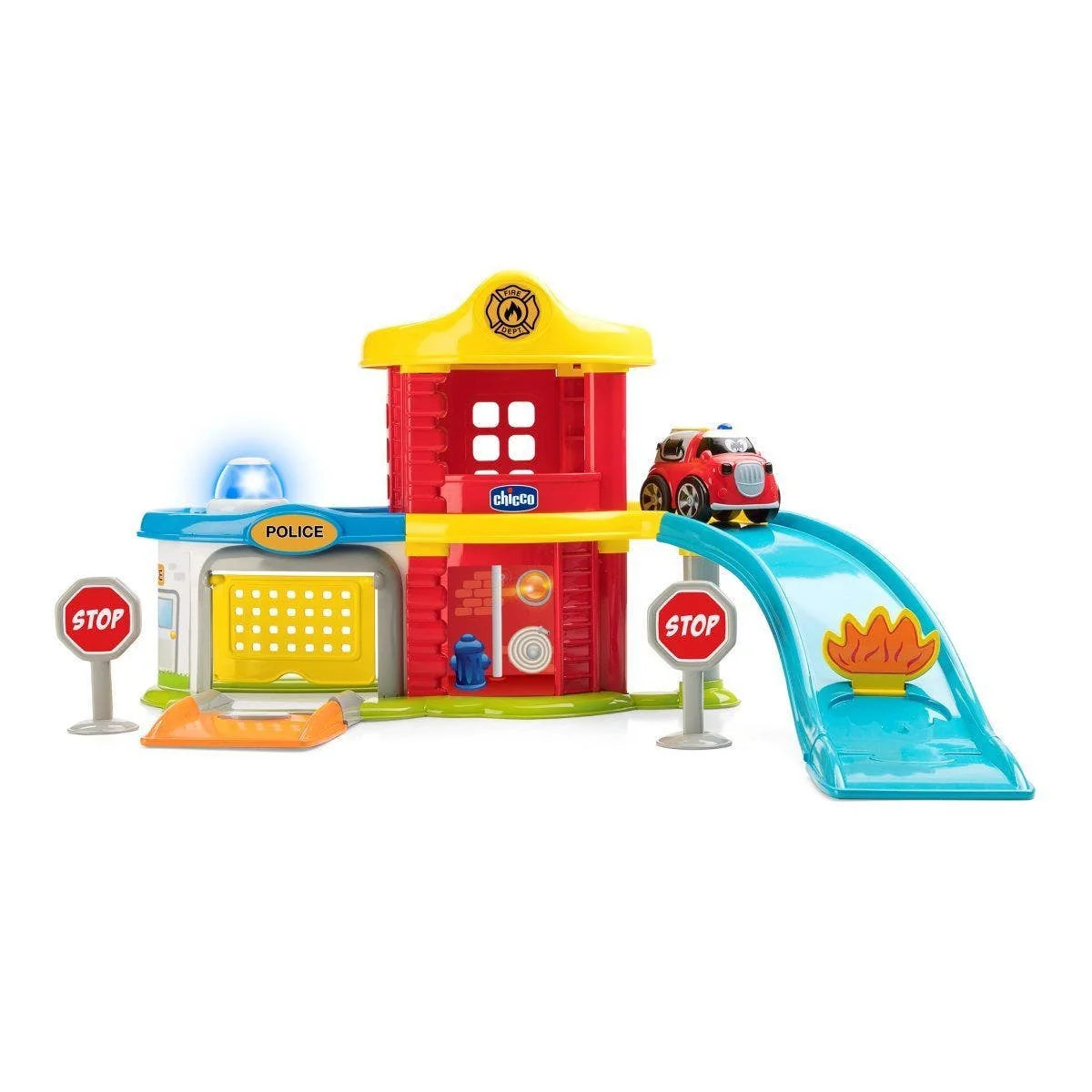 Chicco Gioco Police Fire Station Ideale dai 2 anni