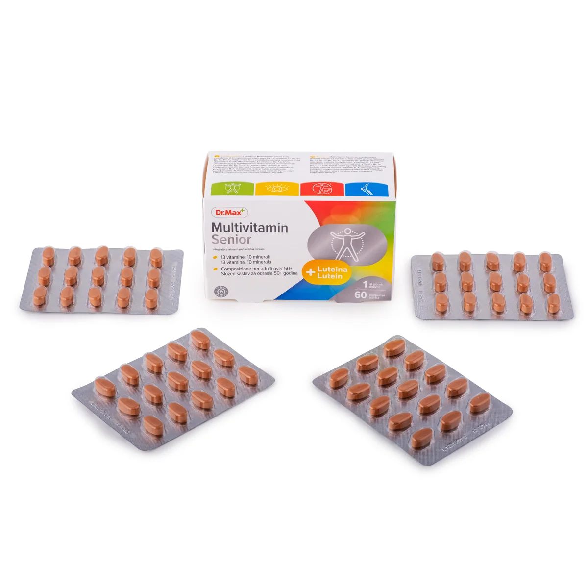 Dr. Max Multivitaminico Adulti 60 Compresse Per Gli Over 50