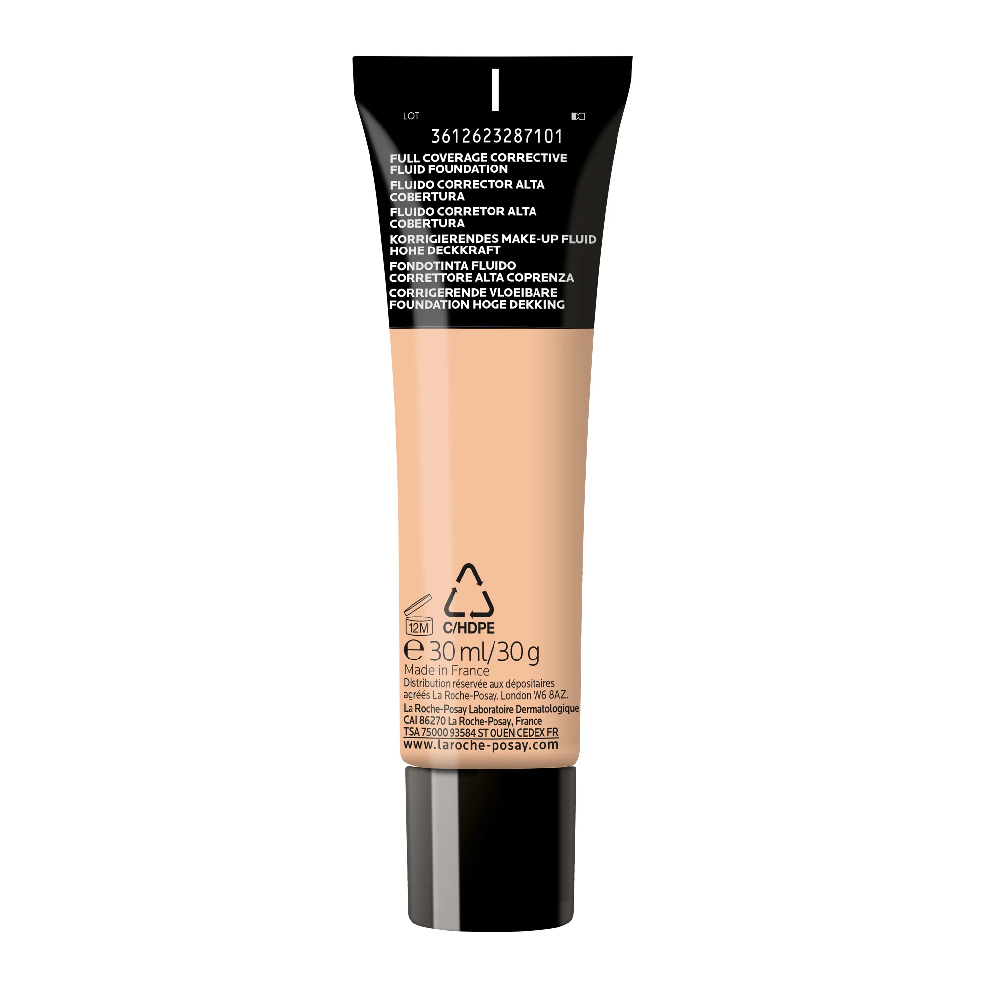 La Roche Posay Toleriane Fondotinta Fluido 9, 30 Ml Correttore alta coprenza