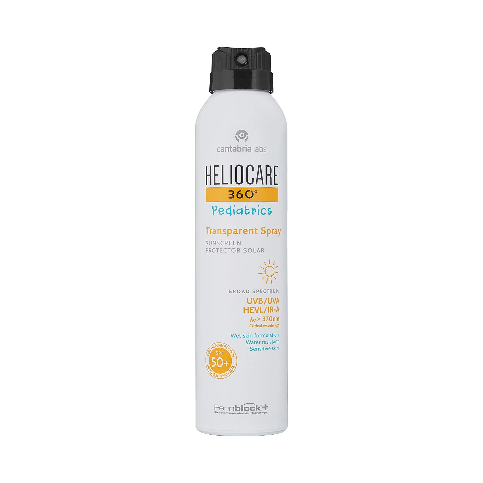 Heliocare 360 Pediatric Transparent Spray SPF 50+ 200 ml Protezione Bambini