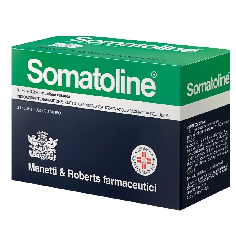 Somatoline Emulsione Cutanea 30 Bustine Azione Anticellulite