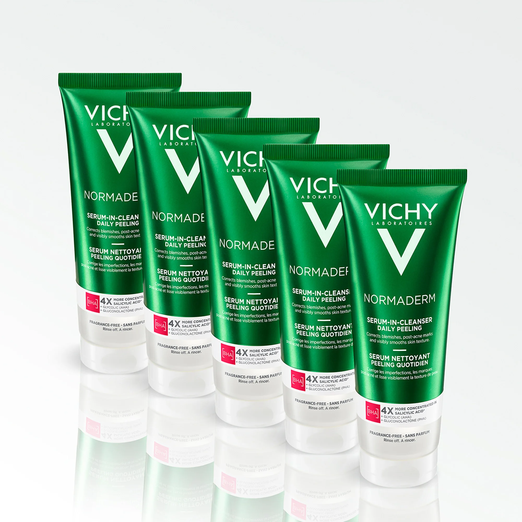 Vichy Normaderm No Peel Cleanser 125 Ml Detergente viso delicato