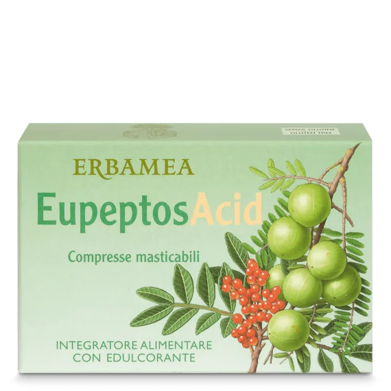 Erbamea Eupeptos Acid 30 Compresse Integratore per Acidità di Stomaco