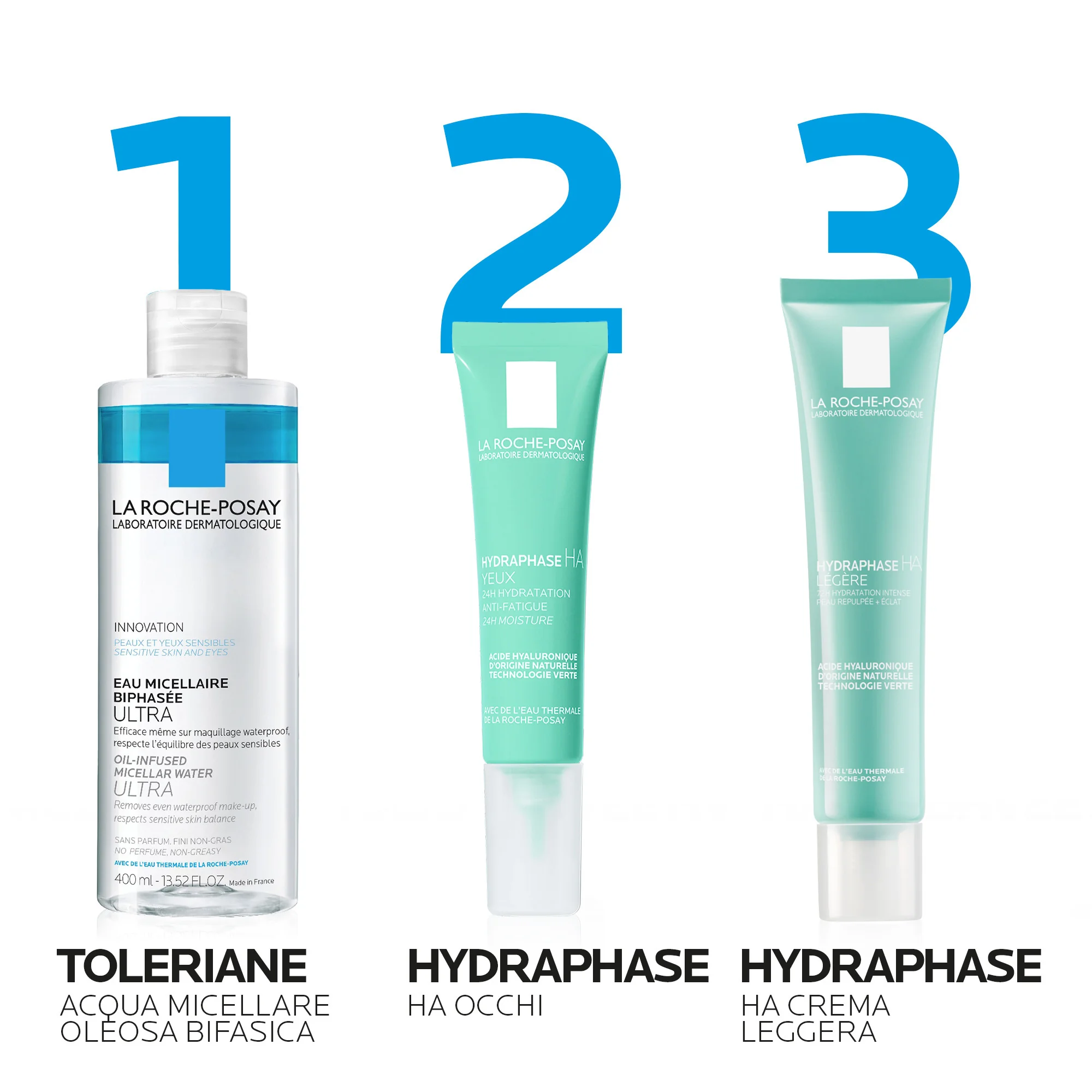 La Roche Posay Hydraphase Intense Occhi 15 ml Trattamento Concentrato Anti-fatica