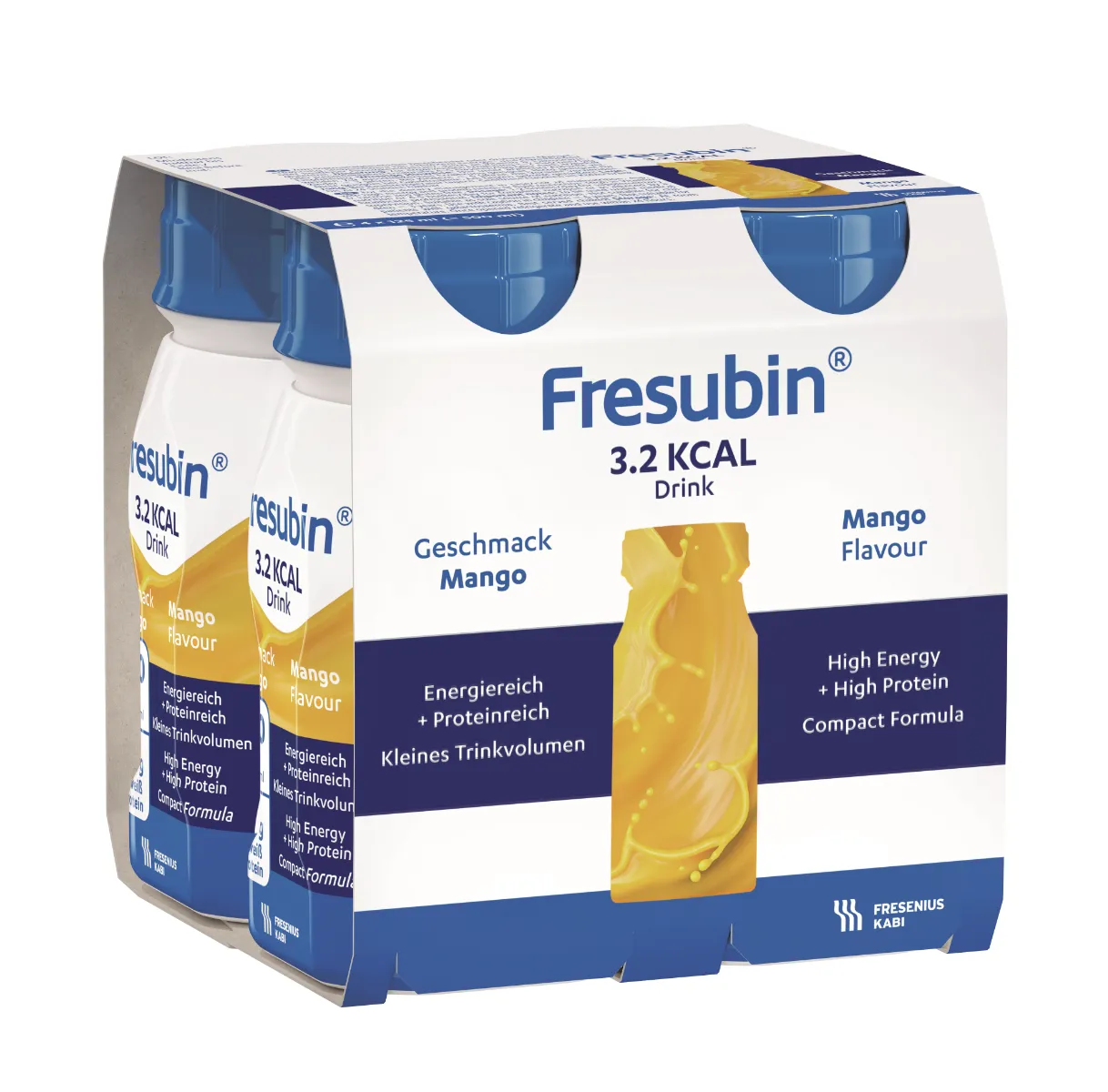 Fresubin 3,2 Kcal Drink Mango 4 X 125 Ml Alimento per Fini Medici Speciali