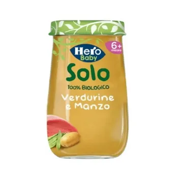 Hero Solo Omogeneizzato Verdurine Con Manzo 100% Bio 190 g 