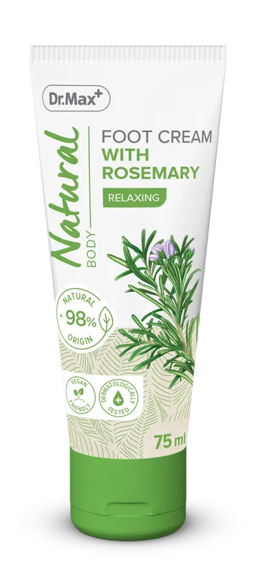 DR.MAX NATURAL FOOT CREAM WITH ROSMARY 75 ML