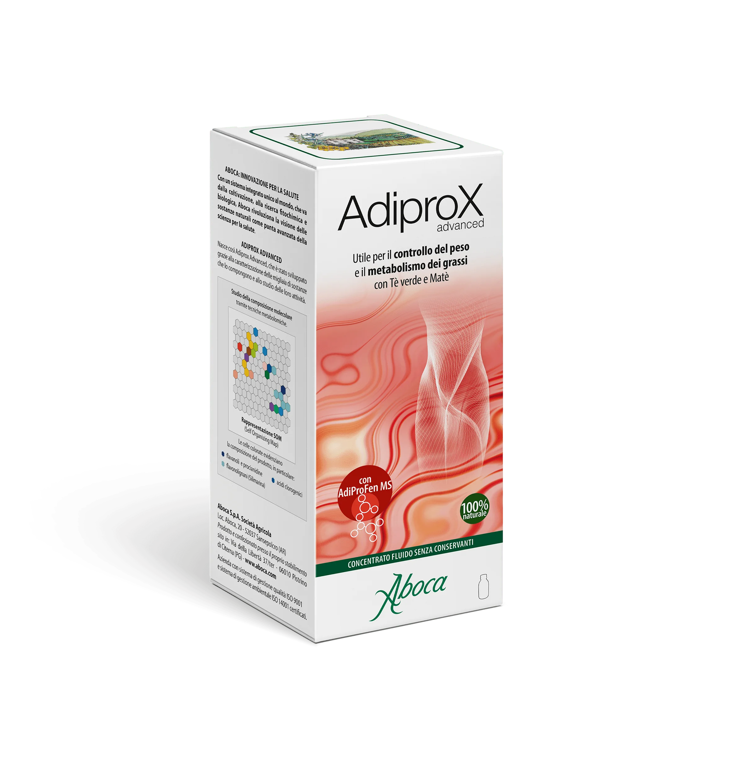 Aboca Adiprox Advanced Concentrato Fluido 325 g Integratore per il Metabolismo dei Grassi
