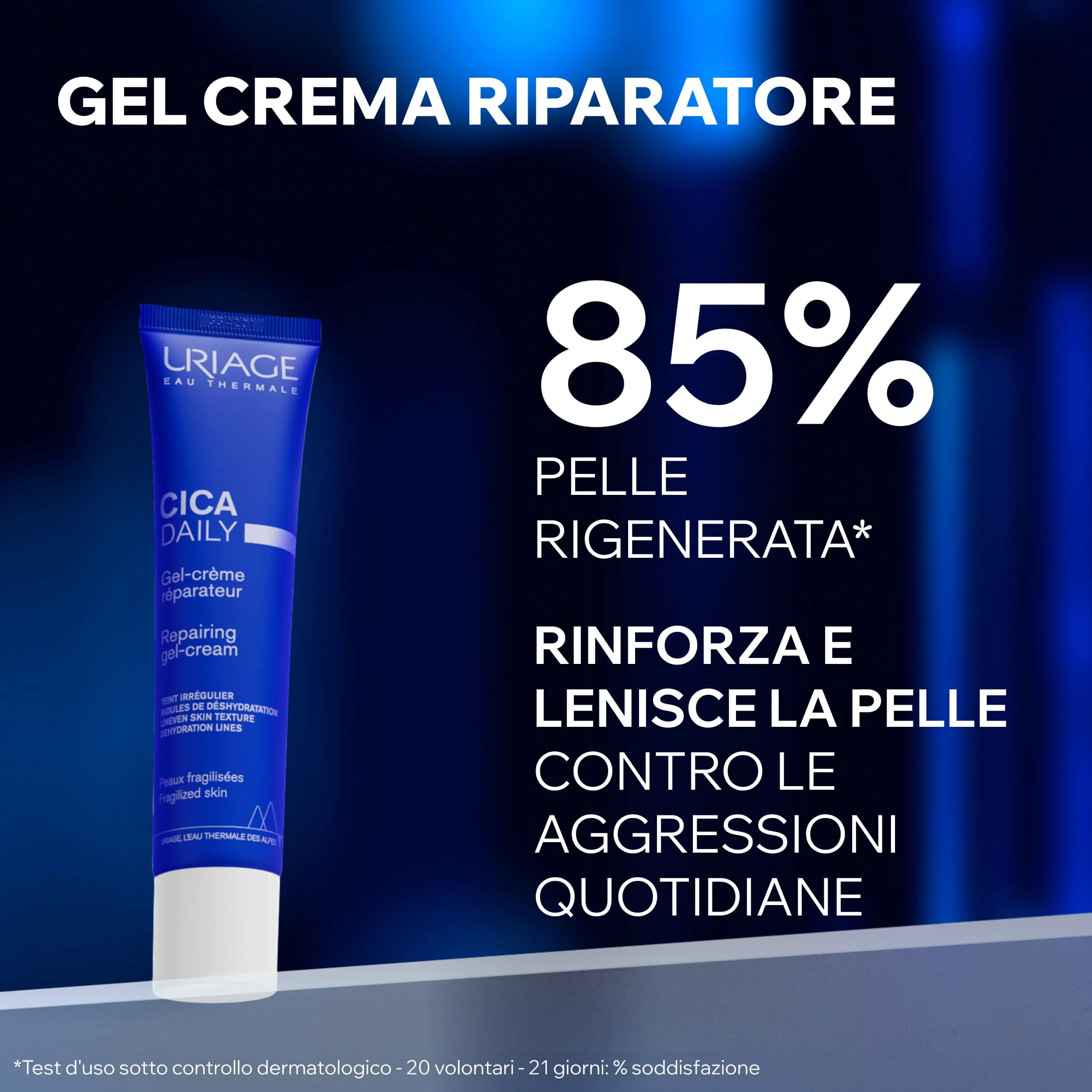 Uriage Bariederm Cica Daily Gel-Creme Viso 40 ml Benessere Viso