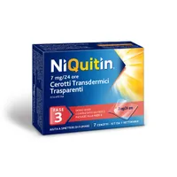 NiQuitin Fase 3 Nicotina 7 mg/24 h 7 Cerotti Transdermici