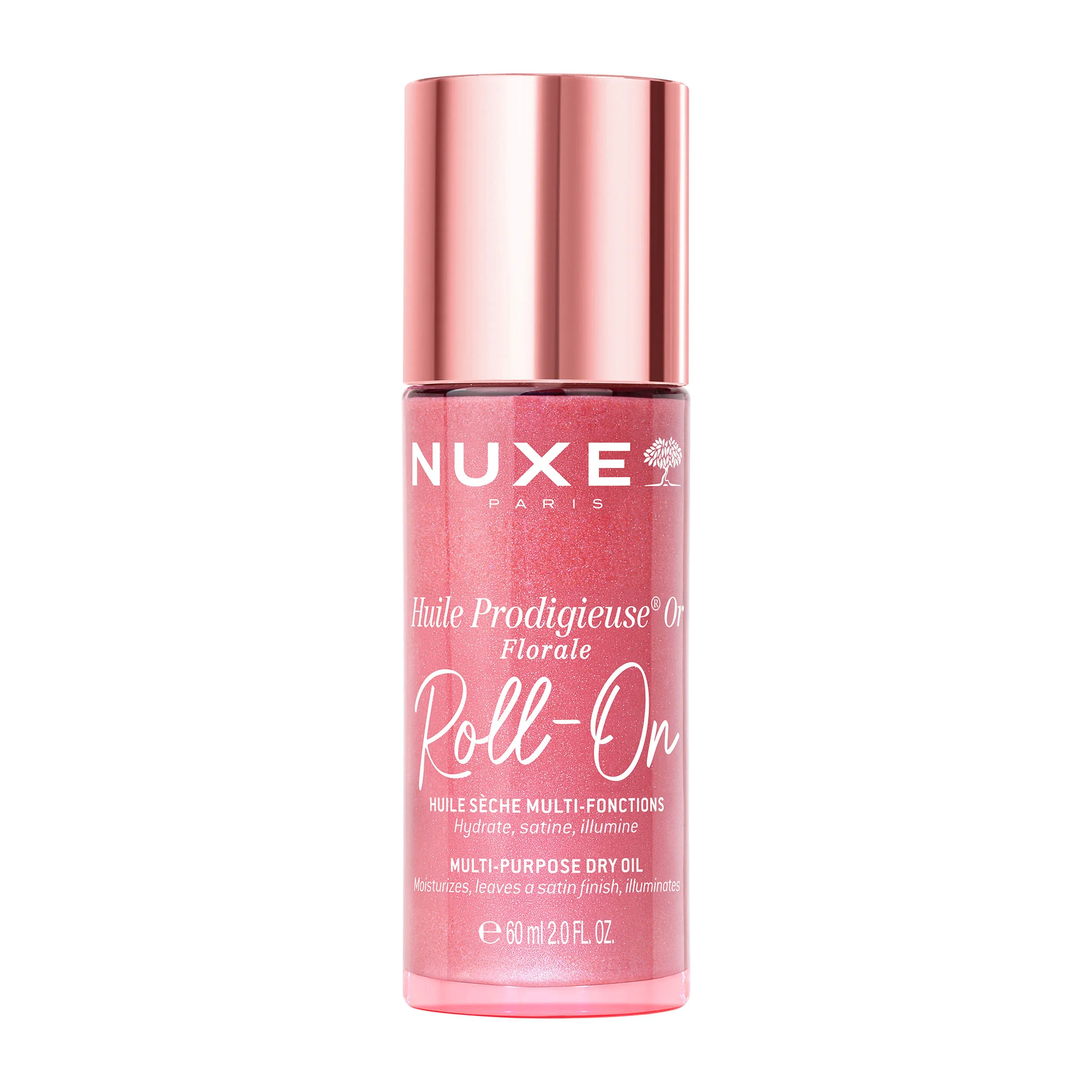 Nuxe Huile Prodigieuse Roll-On Or Florale 60 ml Effetto Rosa Dorato