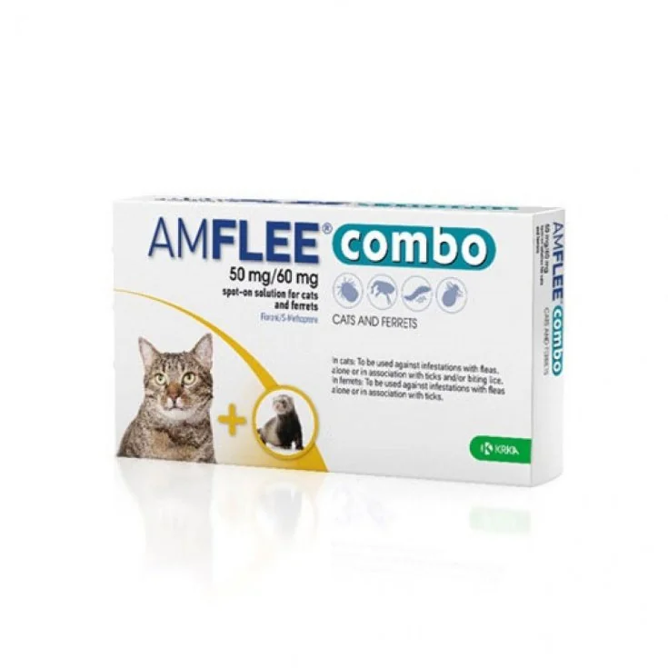 Amflee Combo 50Mg/60Mg Gatti E Furetti Krka 1 Pipetta
