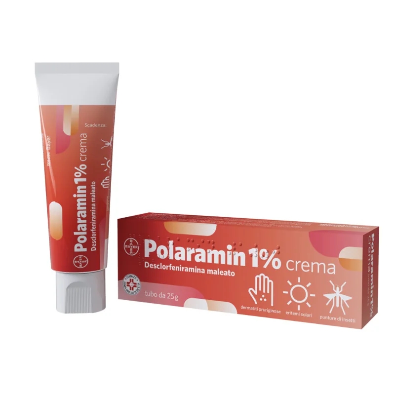 Polaramin 1% Crema Dermatiti Desclorfeniramina Maleato 25 g