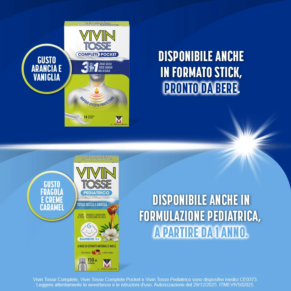 Vivin Tosse Complete Sciroppo Per Tosse 150 ml