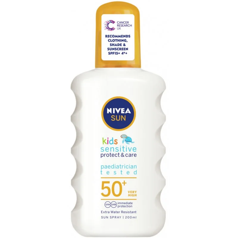Nivea Sun Kids Sensitive Spray SPF50+ Protezione Solare bambini