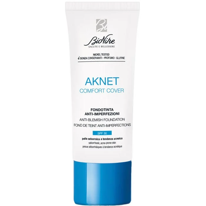 Bionike Aknet Comfort Cover Fondotinta Colore 102 Sable 30 ml Pelle seborroica a tendenza acneica