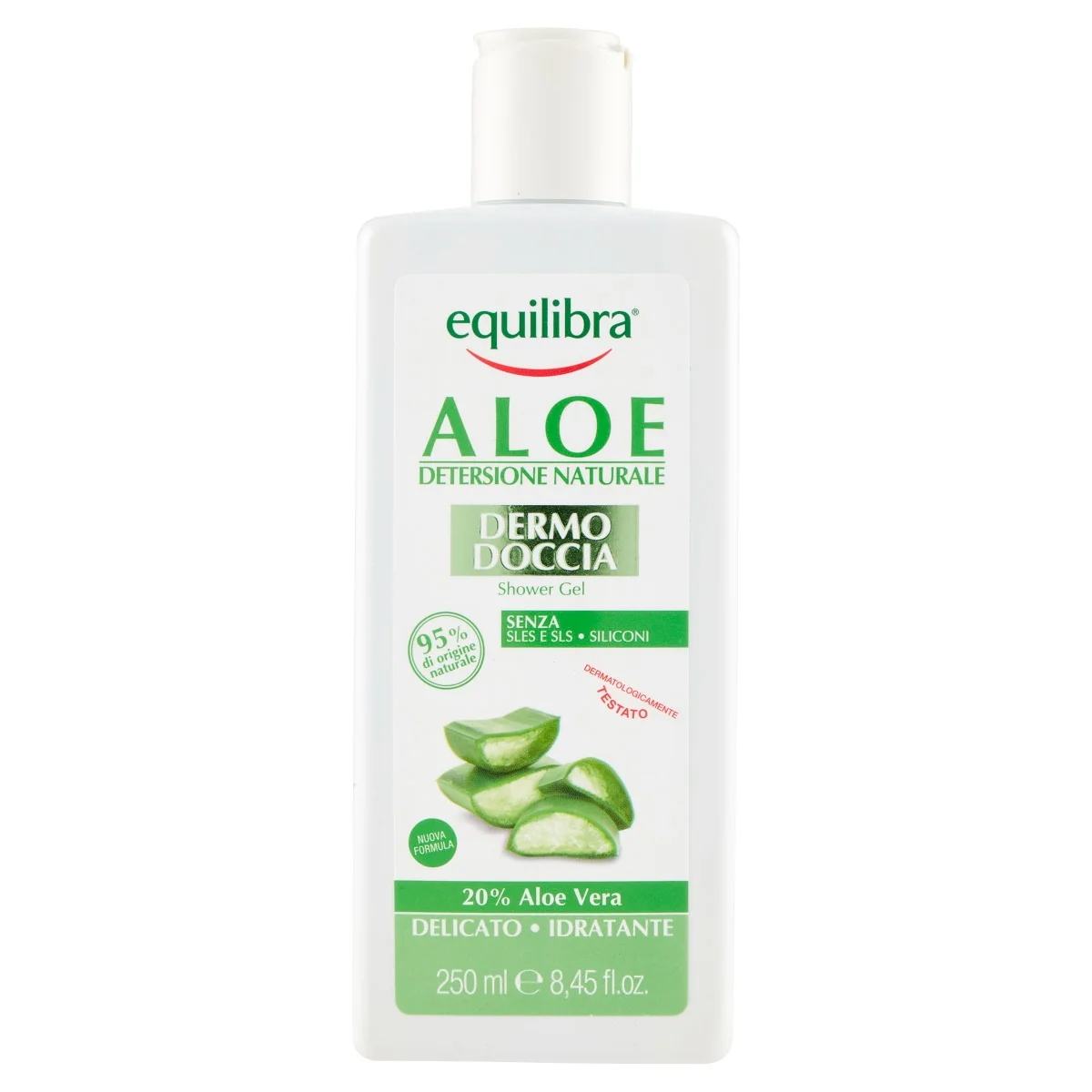 Equilibra Aloe Doccia Schiuma 250 ml Delicato