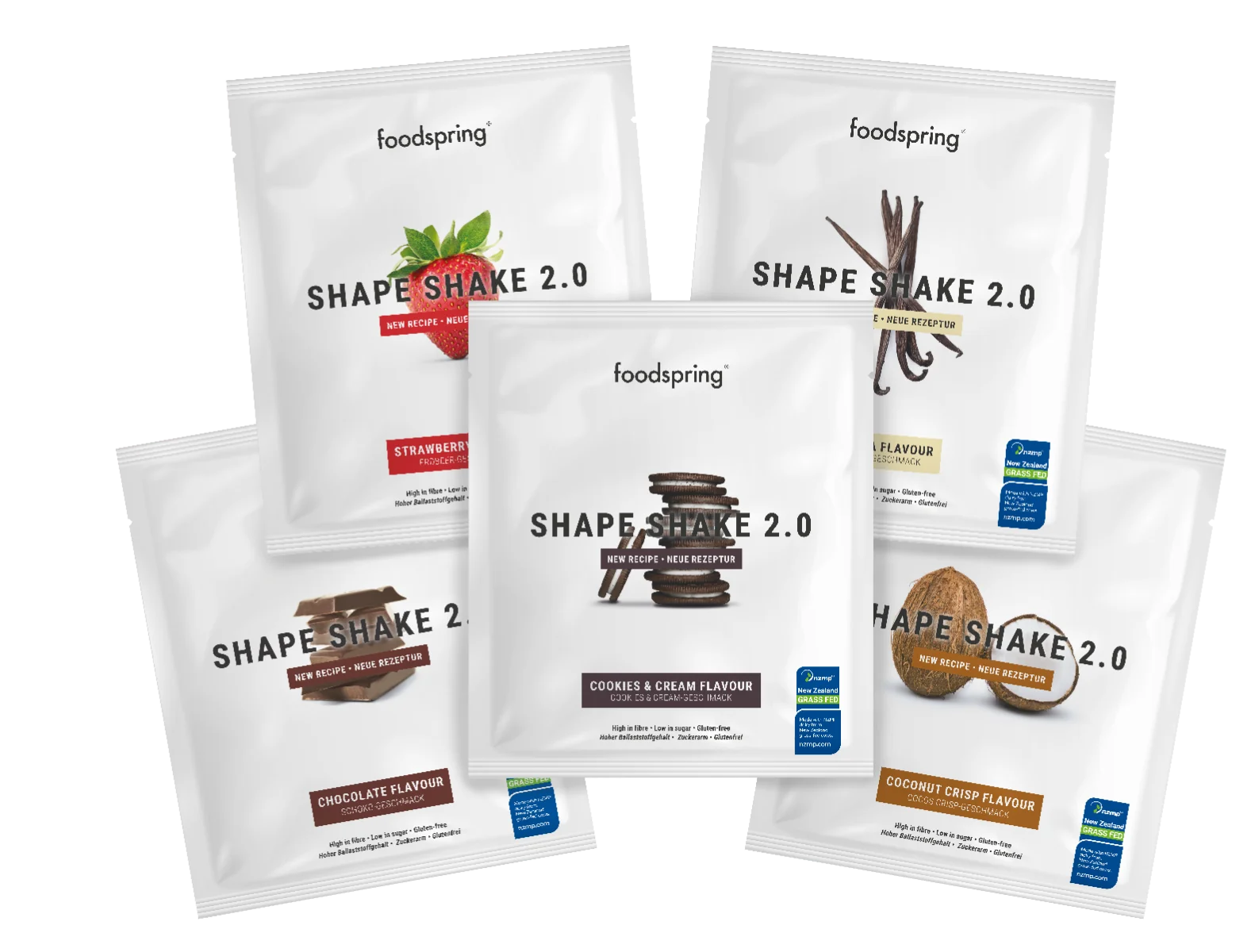 Foodspring Shape Shake 2,0 Cioccolato Monodose 60 g