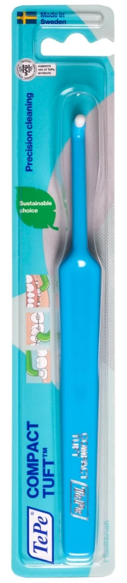 Tepe Compact Tuft 1 Spazzolino Testina con Monociuffo