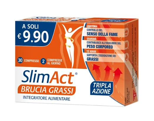 Slim Act Brucia Grassi 30Cpr Controllo Peso