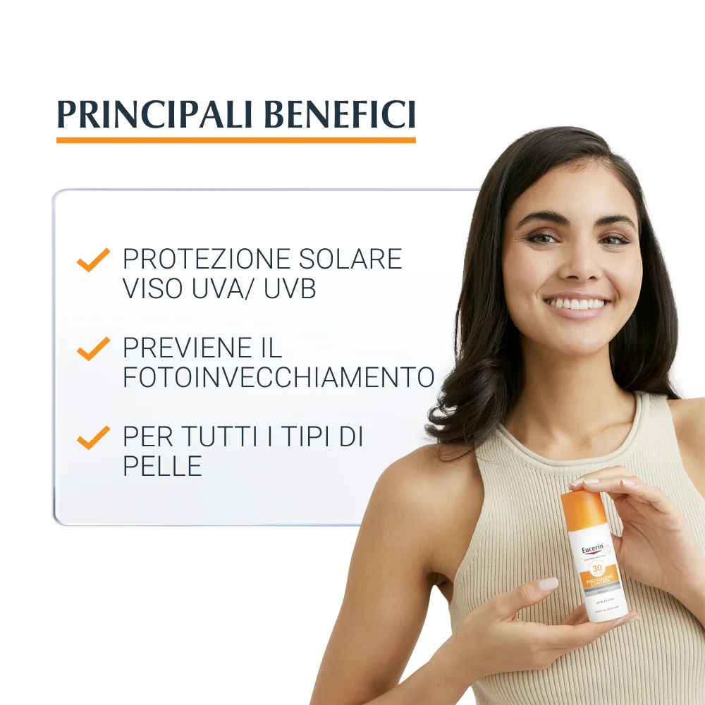 Eucerin Sun Fluido Anti Age SPF 30 50 ml Solare Viso
