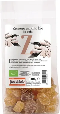 ZENZERO CANDITO CUBI BIO 100G