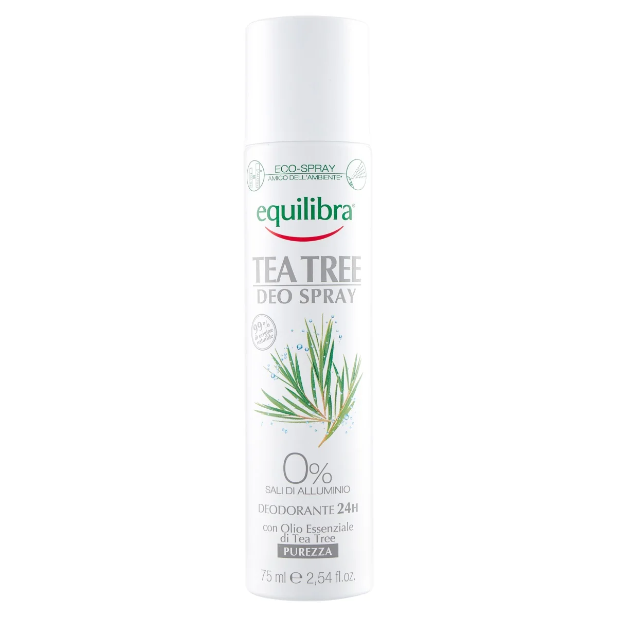 Equilibra Tea Tree Deo Spray 75 Ml Deodorante