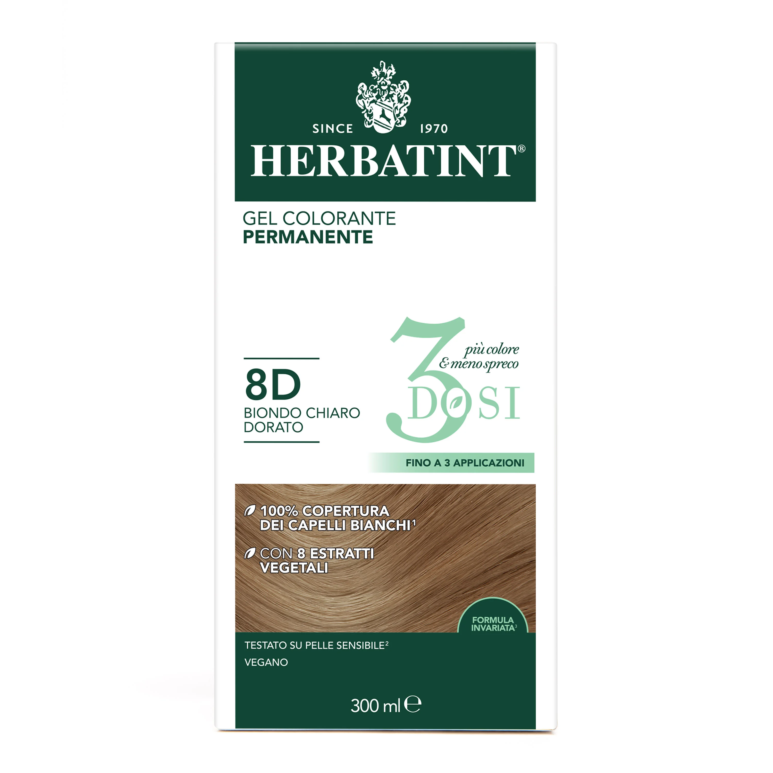 Herbatint 3Dosi 8D 300Ml