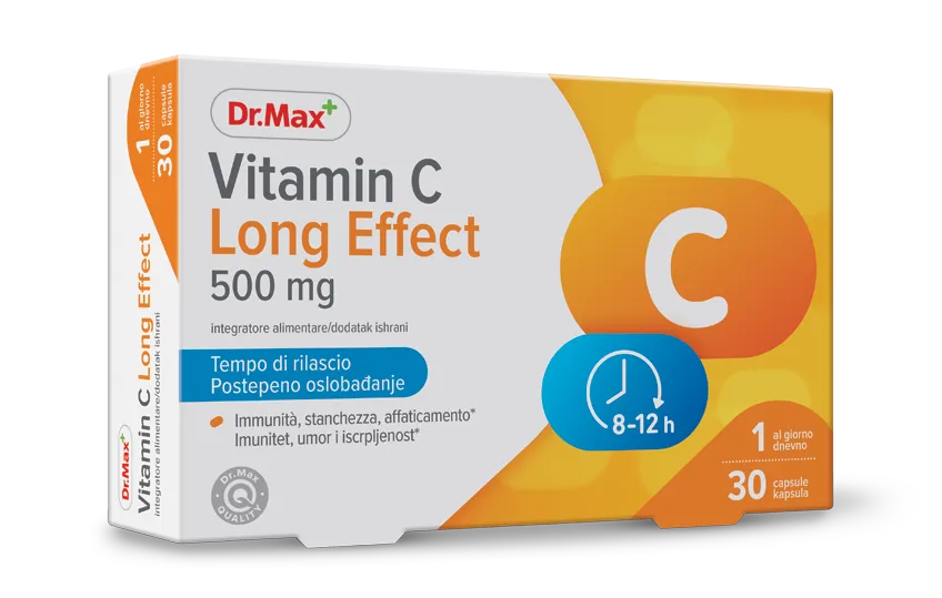 Dr.Max Vitamin C Long Effect 30 Capsule 500 Mg Rilascio Graduale