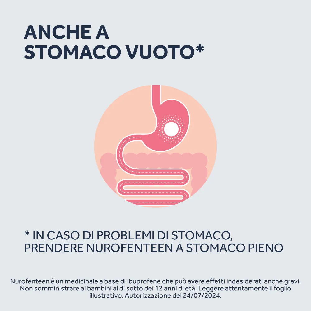 Nurofenteen 200 mg Ibuprofene Analgesico Limone 12 Compresse Orodispersibili Ibuprofene Analgesico