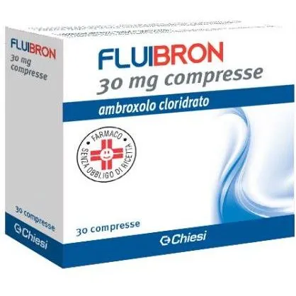 Fluibron 30 mg ambroxolo cloridrato Tosse 30 Compresse