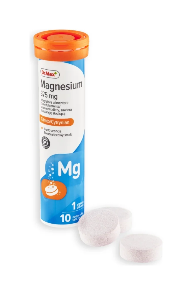 Dr. Max Magnesio Citrato 20 Compressee Effervescenti Contro Stanchezza Fisica e Mentale