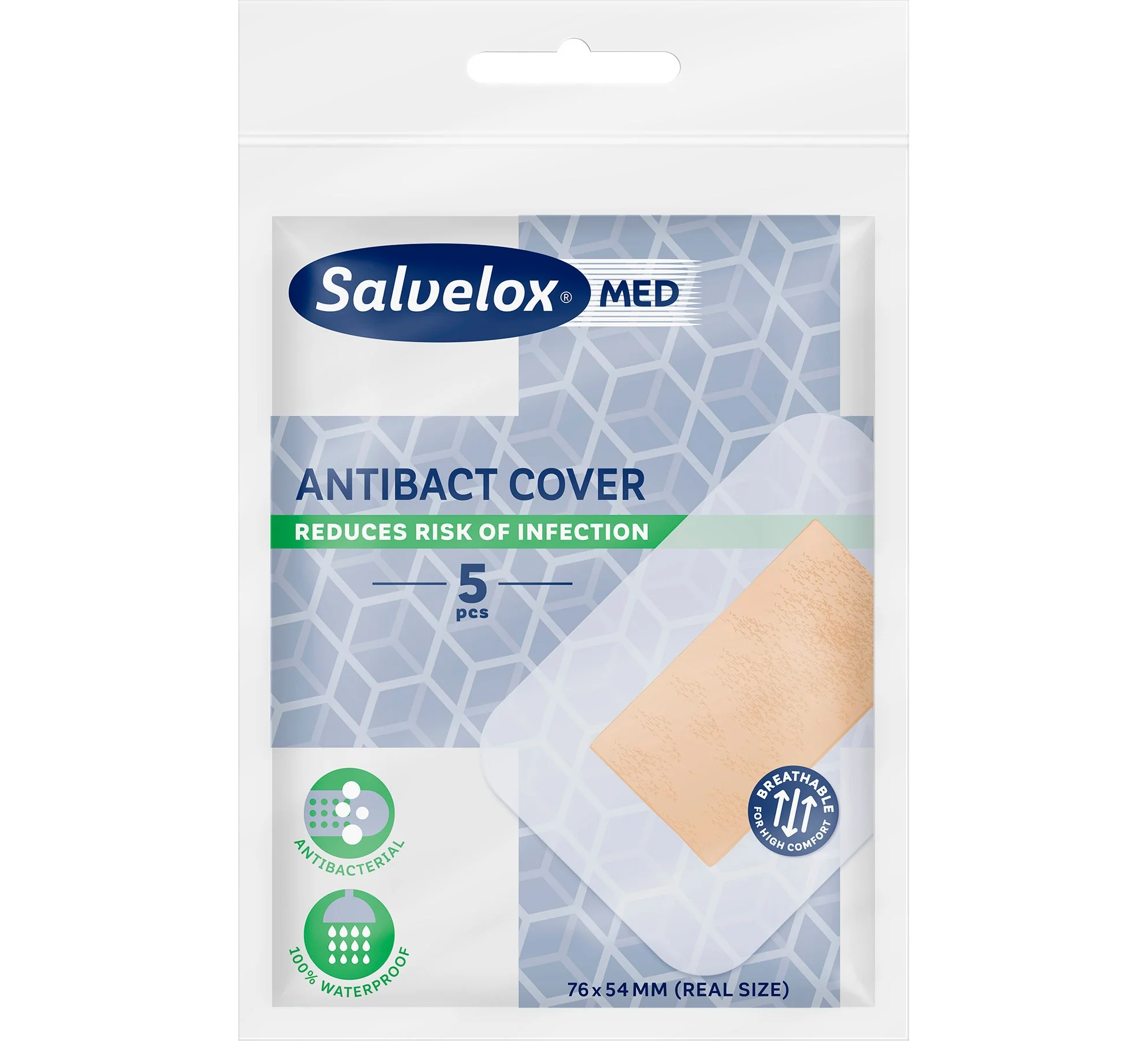 Salvelox Med Antibact Cover Cerotti Antibatterici 5 Pezzi Medicazioni