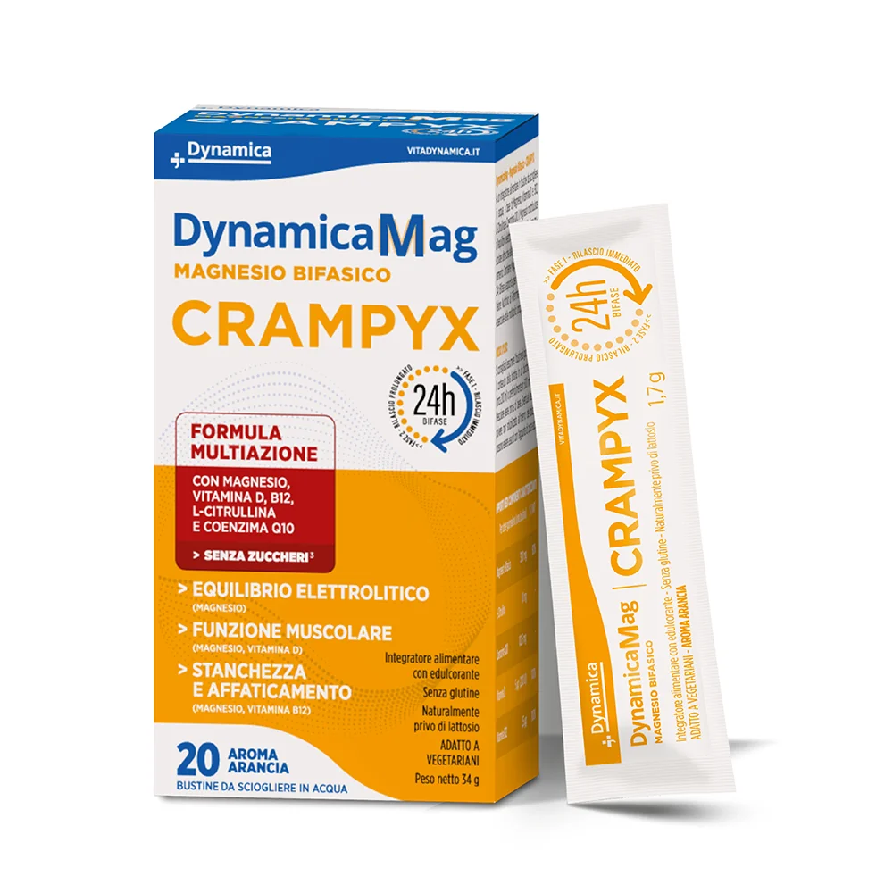 Dynamicamag Crampyx 20 Bustine Integratore di Magnesio