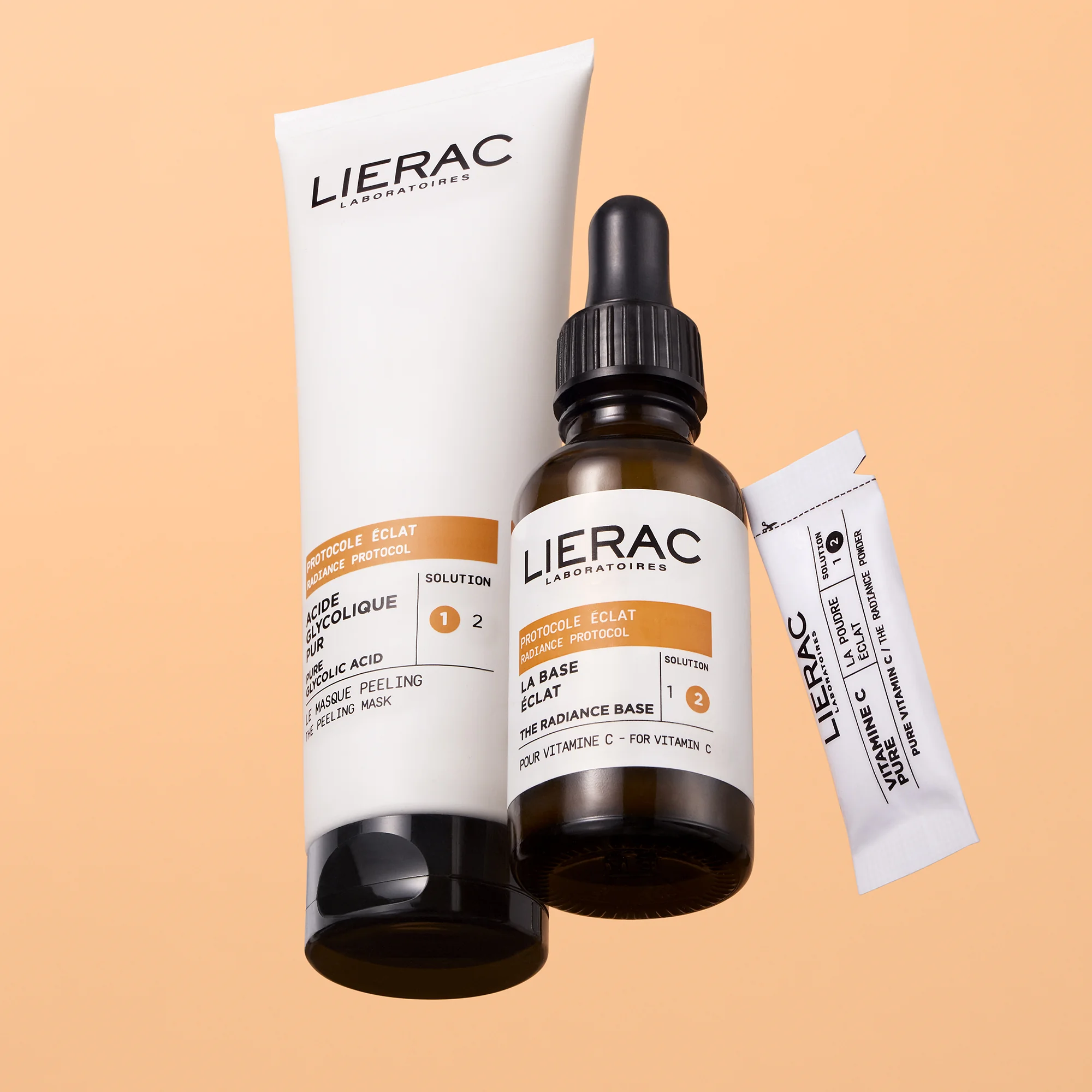 Lierac Protocollo Luminosità - La Maschera Peeling Boost di Luminosità 75 ml Leviga e Uniforma