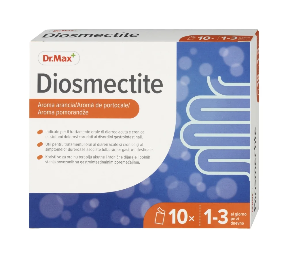 Dr. Max Diosmectite 10 Bustine Antidiarroico