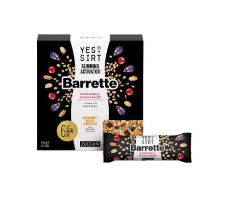 Yes Sirt Barrette Cranberry-Uva Nera-Arachidi 6x25 g - Barretta