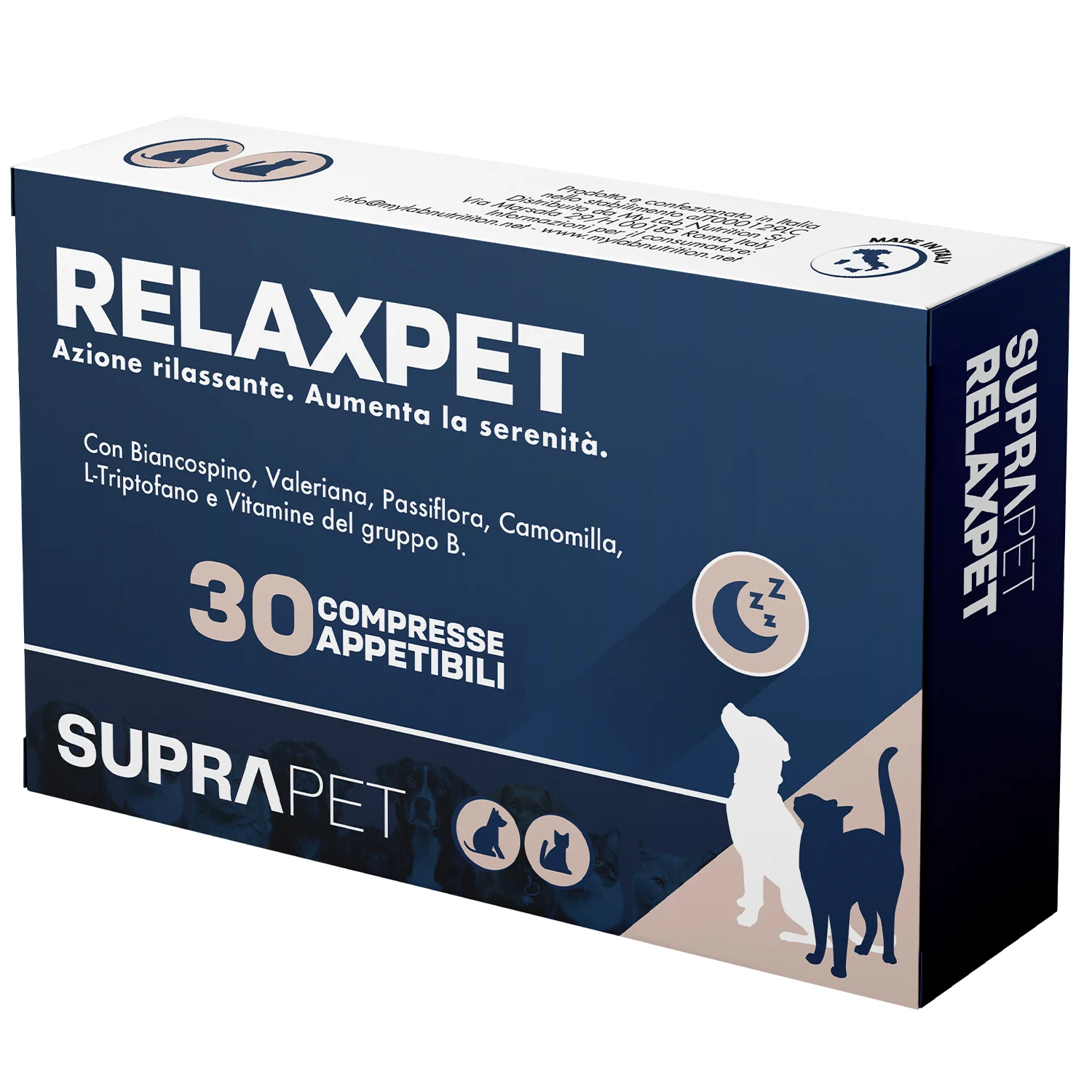 Suprapet Relaxpet 30Cpr Con Vitamine del Gruppo B