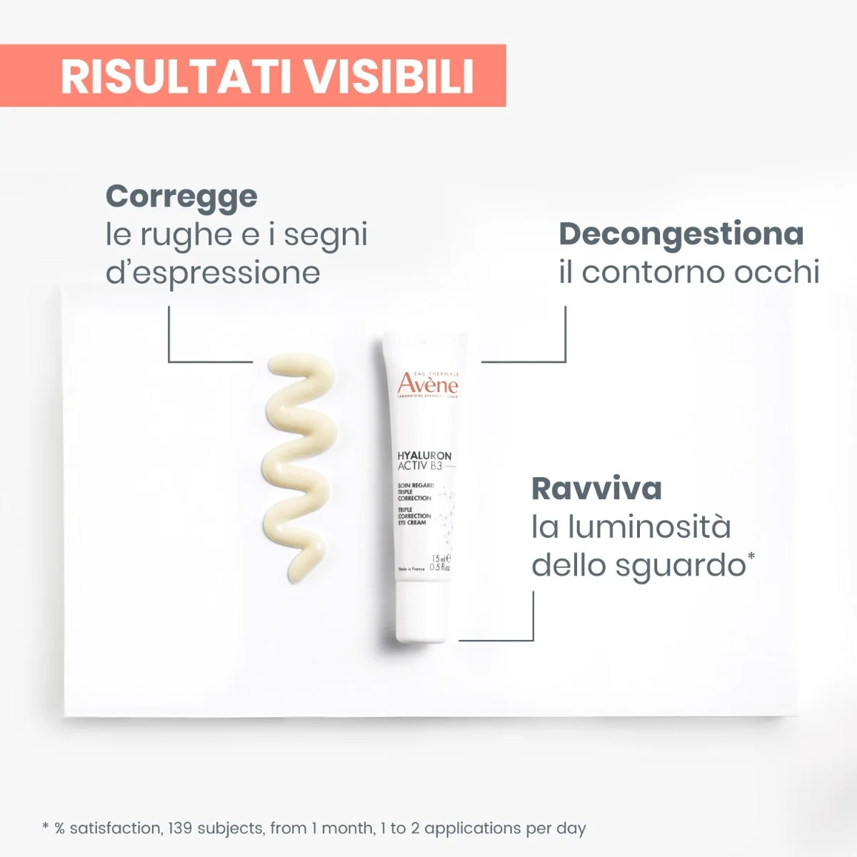 Avene Hyaluron Activ B3 Contorno Occhi 15 Ml