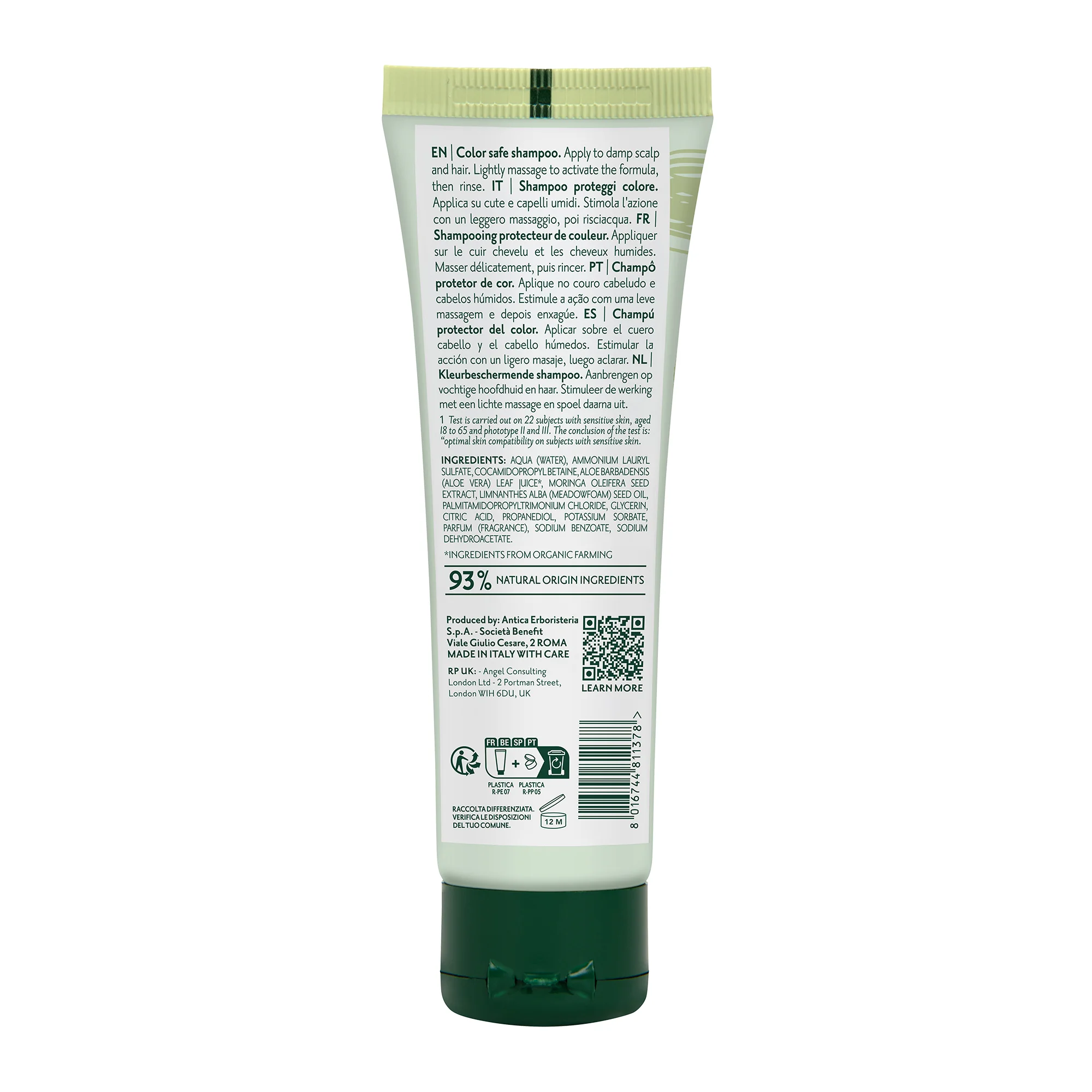 Herbatint Color Safe Shampoo 50 Ml Capelli Colorati