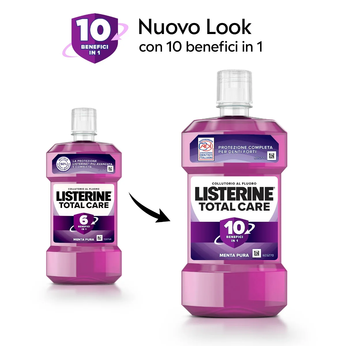 Listerine Total Care 500  ml Gusto Menta