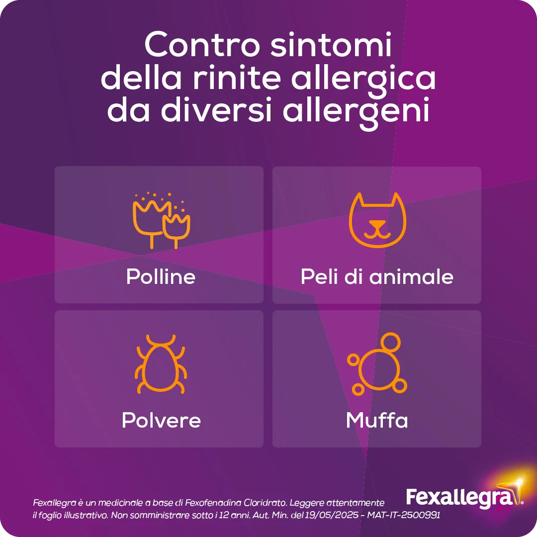Fexallegra 120 mg 10 Compresse Rivestite Farmaco Antistaminico