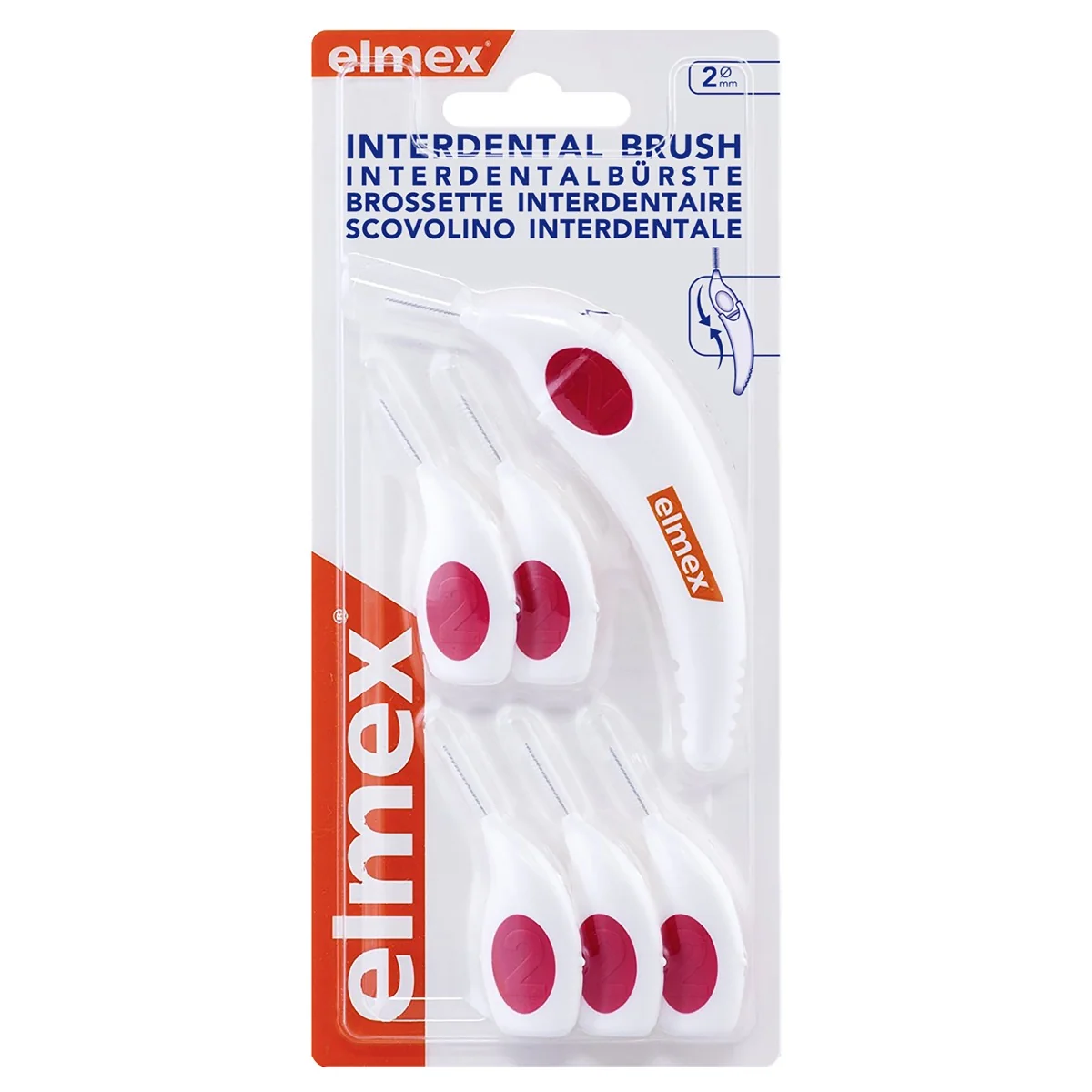 Elmex Scovolino Interdentale 2 mm + Manico 6 Scovolini
