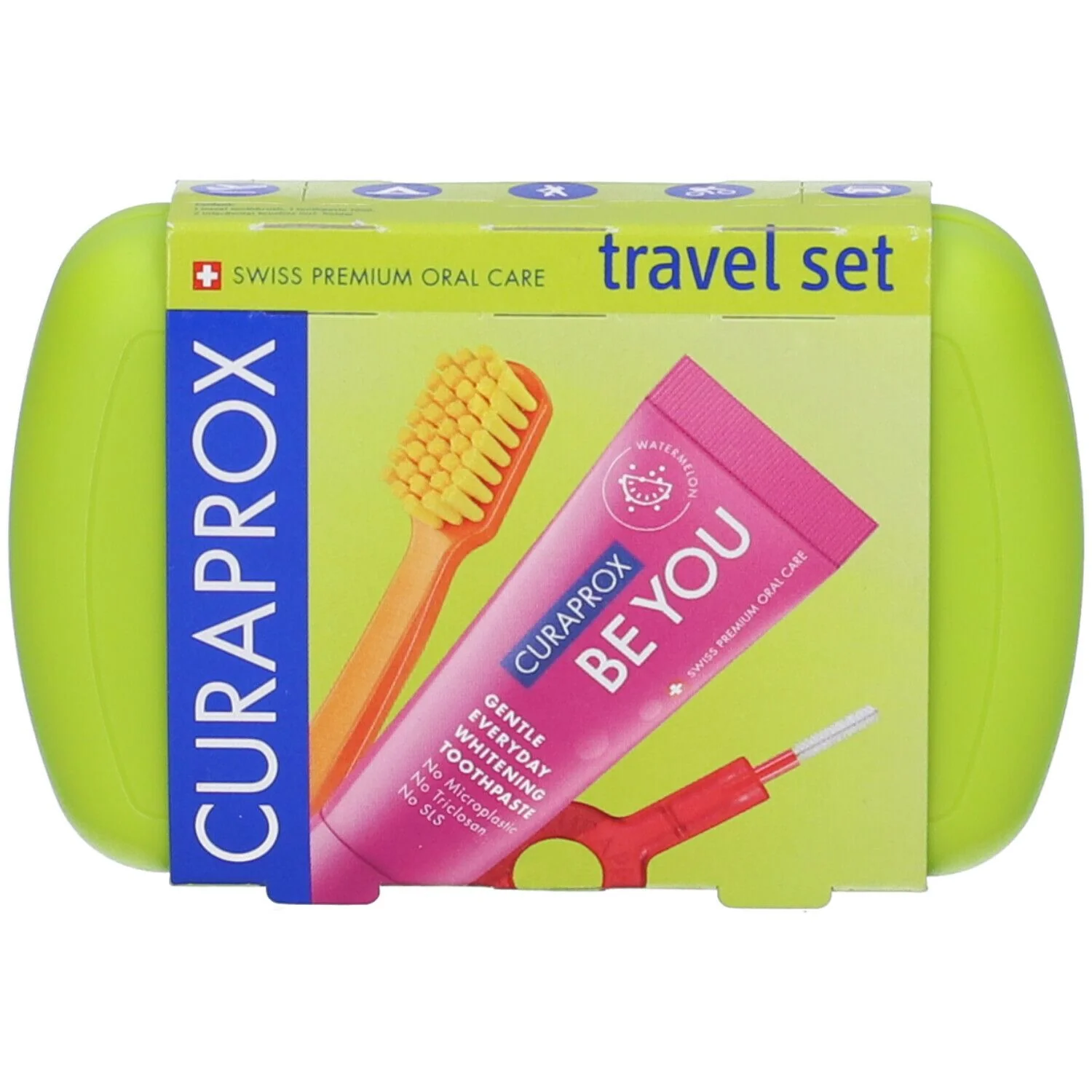 Curaprox Travel Set Green Igiene Orale