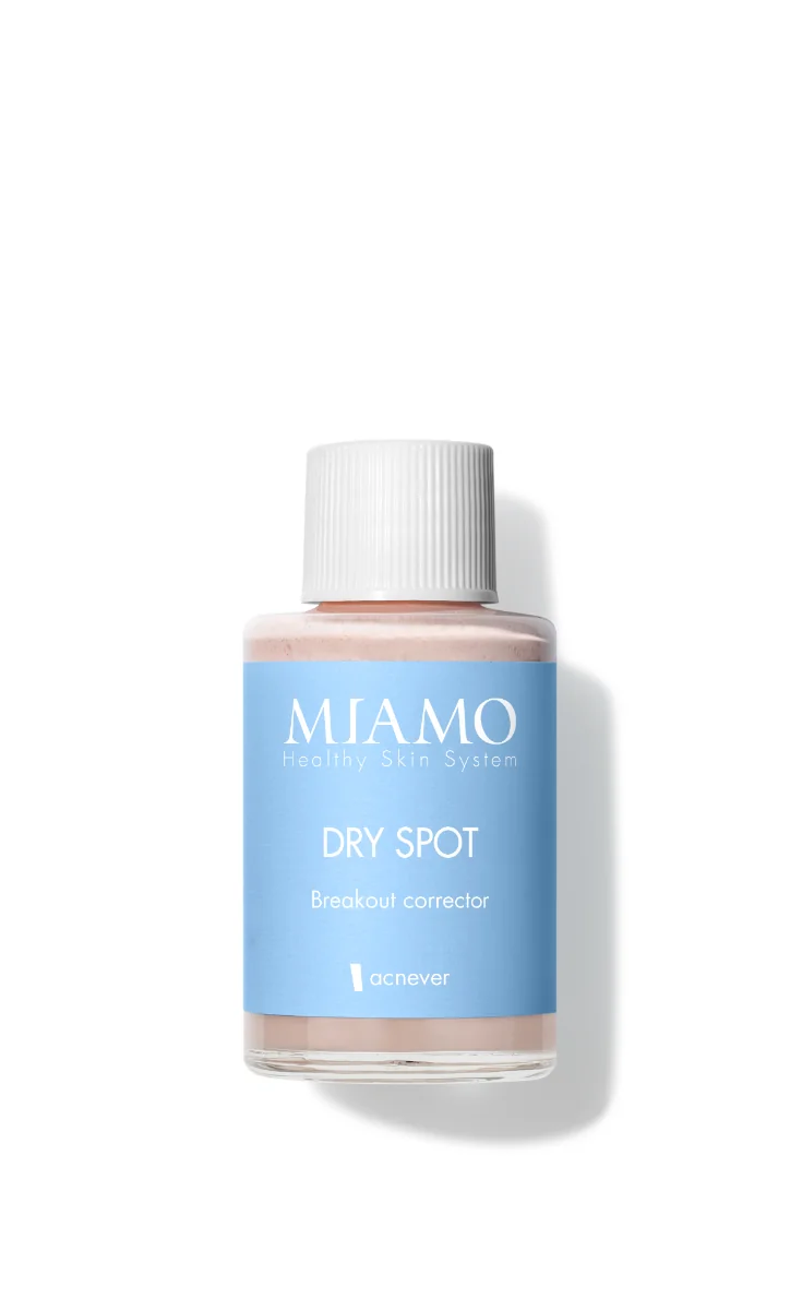 Miamo Acnever Dry Spot 30 ml Soluzione Astringente Viso Anti-Rossori e Anti-Imperfezioni