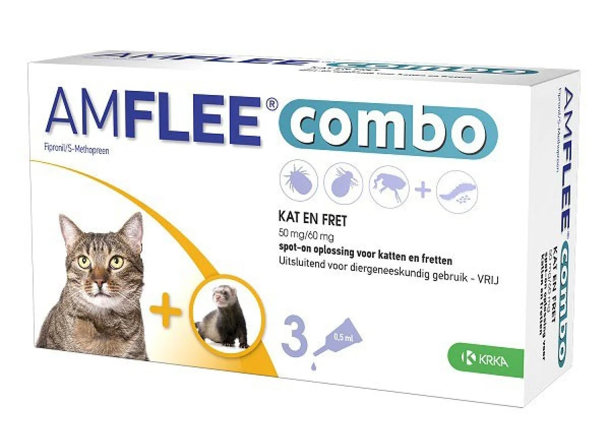 Amflee Combo 50Mg/60Mg Gatti E Furetti 3 Pipette