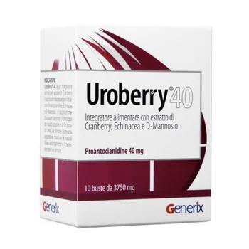 Uroberry 40 10 Bustine Benessere delle Vie Urinarie