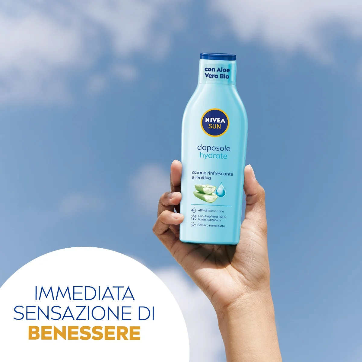 Nivea Sun Latte Doposole Hydrate 200 ml Rinfrescante e idratante